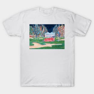 HORSE TAKING A REST AT HOLE NINE T-Shirt